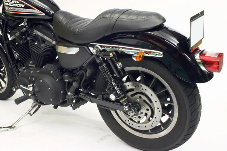 ハイパープロ ツインショック 367 ピギーバッグ HARLEY SPORTSTER ＞ 《ハイパープロ 22390021》◇Cr◇