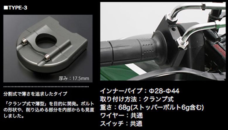 【ACTIVE】アクティブ ハイスロKIT T-3 GM φ42 FZ1 08 FAZER 06-08 DUCATI 749 S R 999 S R 03-06【カタログ品番：P070-9410】【メーカー品番：1067292SU】