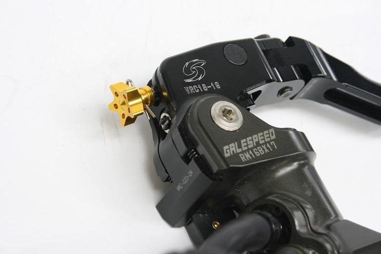 アクティブ     レバー アジャストダイヤル BLK      GALESPEEDマスター／RSレバー／BREMBOマスター 対応 《アクティブ 29000064》◇Cr◇