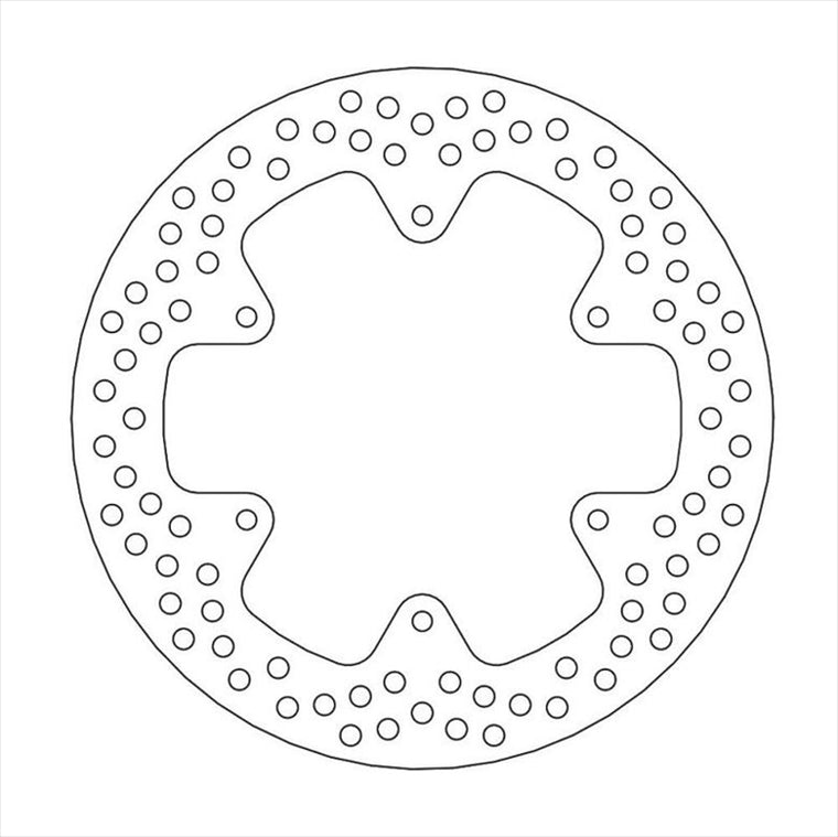 【モトマスター】ヘイロー ステンローター φ282        R)V-MAX 93-07/FJR1300 01-02/XVS1100 99-05 110466