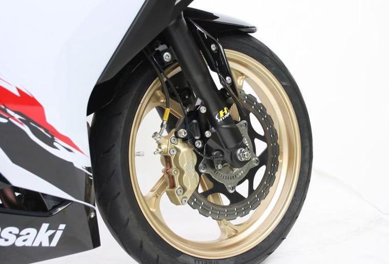 【アクティブ】アクティブ     フロントキャリパーサポート BLK       NINJA400 18-21／250 13-21 （ABS車含む）／R 08-12／SL 15 1470074B