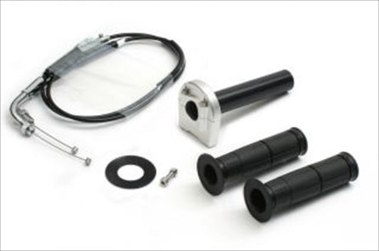 【アクティブ】アクティブ     スロットルKIT T-3 BLK φ44     メッキ金具 Z900RS 18-22／Z1000 14-16 1067985