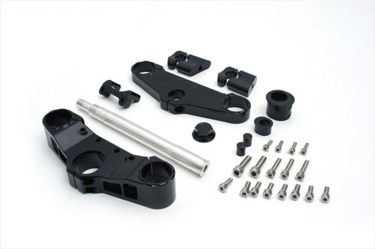 【アクティブ】アクティブ     コンバーチブルステムKIT SIL／φ43  （φ22.2ハンドル用／ホーンステー付） CB1300SB 05-21／SP 19-21（ABS可） 13610009