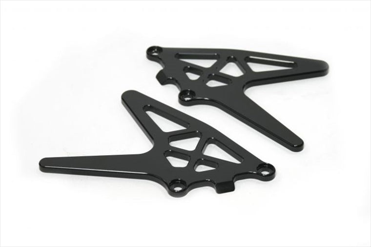 【アクティブ】アクティブ オプション スタンドフックプレート BLK （右／左） PFスイングアーム用 リアスタンド用 汎用 15500009