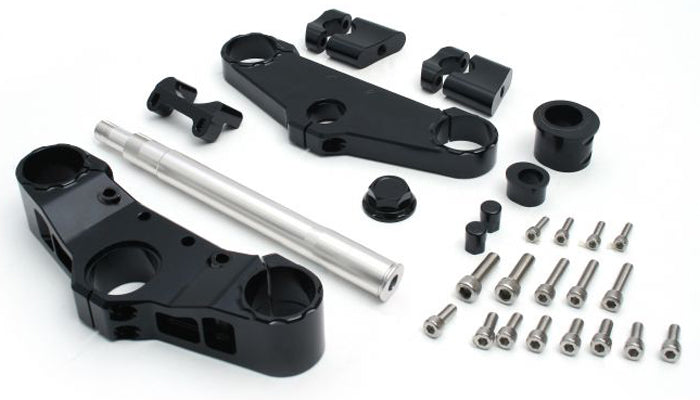 【アクティブ】アクティブ     コンバーチブルステムKIT BLK       AH1フォーク用 HARLEY SPORTSTER 00-15 13690002