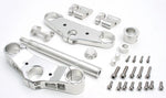 【アクティブ】アクティブ     コンバーチブルステムKIT SIL／φ43  （φ22.2ハンドル用）ZRX1100／ZRX1200R／ZRX1200DAEG 09-16 13670005