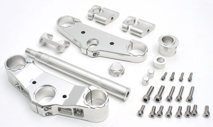【アクティブ】アクティブ     コンバーチブルステムKIT SIL／φ43  （φ22.2ハンドル用）ZRX1100／ZRX1200R／ZRX1200DAEG 09-16 13670005