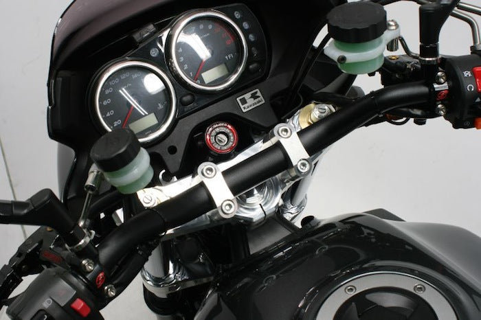 【アクティブ】アクティブ     コンバーチブルステムKIT BLK／φ43  （φ28.6ハンドル用）ZRX1100／ZRX1200R／ZRX1200DAEG 09-16 13670008