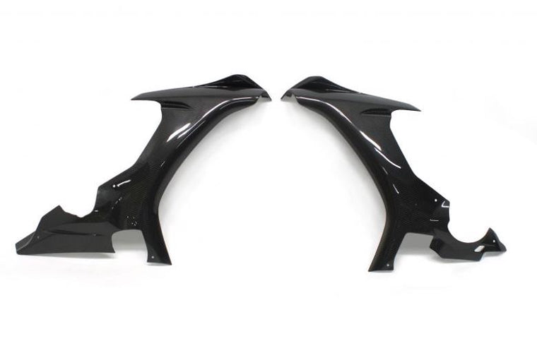 【NEXRAY】ネクスレイ フロントサイドカウル左右SET ［スモークBLK］ YZF-R1 15-17【カタログ品番：P078-3349】【メーカー品番：31830614】