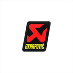AKRAPOVIC | アルミ耐熱ステッカー 縦 85mmx95mm | P-VST1AL