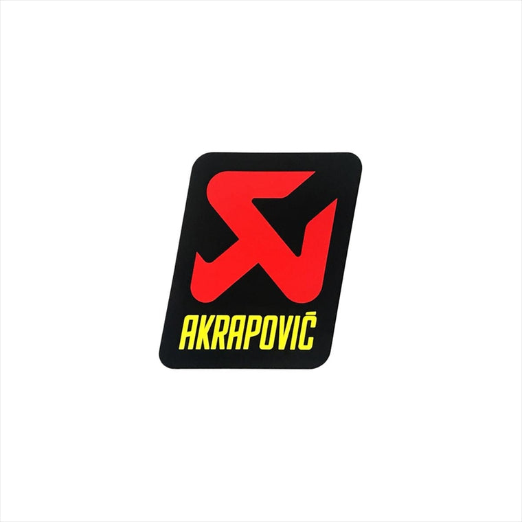 AKRAPOVIC | アルミ耐熱ステッカー 縦 85mmx95mm | P-VST1AL