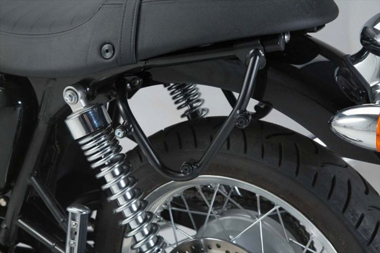 【エスダブリューモーテック】SWモーテック    SLCサイドキャリア（左）           TRIUMPH BONNEVILLE／T100／SE／THRUXTON900 -15／SCRAMBLER -19 HTA1150910000
