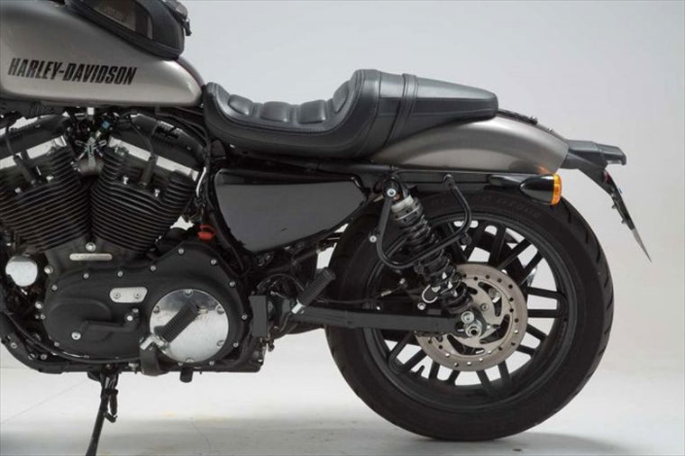 【エスダブリューモーテック】SWモーテック    SLCサイドキャリア（左）           HARLEY SPORTSTER XL883／1200 04-19 HTA1876810001