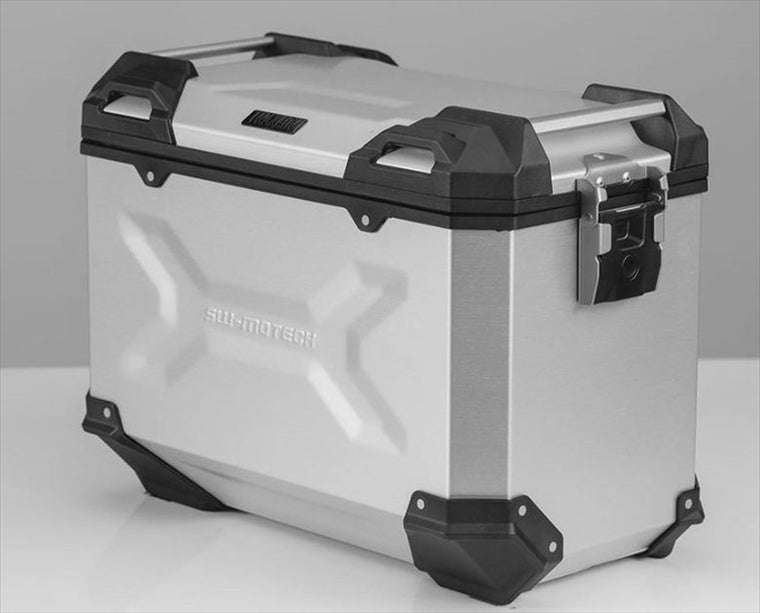 【エスダブリューモーテック】SWモーテック    TRAX ADV Lサイドケース 45L 右  SIL 49x28x37cm／5.4kg ALK0073310000R/S