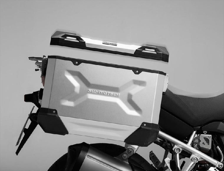 【エスダブリューモーテック】SWモーテック    TRAX ADV Lサイドケース 45L 右  BLK 49x28x37cm／5.4kg ALK0073310000R/B