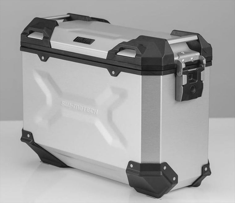 【エスダブリューモーテック】SWモーテック    TRAX ADV Mサイドケース 37L 右  SIL 49x23x37cm／5.1kg ALK0073311000R/S