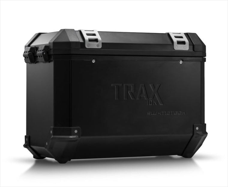 【エスダブリューモーテック】SWモーテック    TRAX ION Lサイドケース 45L 左  BLK 49x28x37cm／5.2kg ALK0016510001L/B