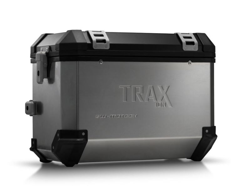 【エスダブリューモーテック】SWモーテック TRAX ION Lサイドケース 45L SIL 右 49x28x37cm 5.2kg【カタログ品番：P088-3510】【メーカー品番：ALK0016510001R/S】
