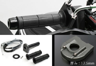 【ACTIVE】アクティブ スロットルKIT T-3 T-GLD φ40 ステン金具モンキー125【カタログ品番：P097-7158】【メーカー品番：1077064SU】