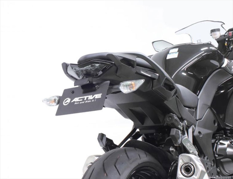 【アクティブ】アクティブ     フェンダーレスKIT LEDナンバートウツキ BLK NINJA1000 17-19／SX 20-23（条件付:純正パニアケース装着可能） 1157093