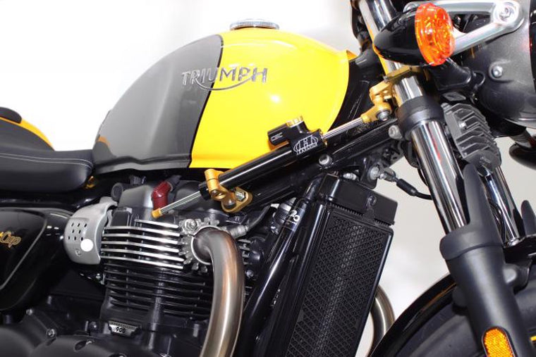 【HYPERPRO】ハイパープロ CNCステダンステーSET 120mm BLK TRIUMPH STREET TWIN CUP SCRAMBLER BOBBER 16-19【カタログ品番：P096-7188】【メーカー品番：22119037B】