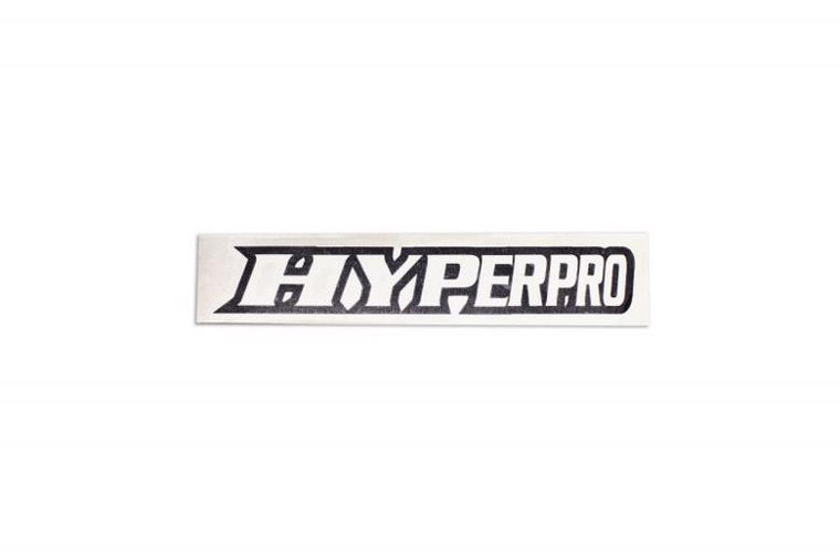 【HYPERPRO】ハイパープロ ロゴステッカー ヌキ BLK文字 120mm【カタログ品番：P098-7822】【メーカー品番：22900179】