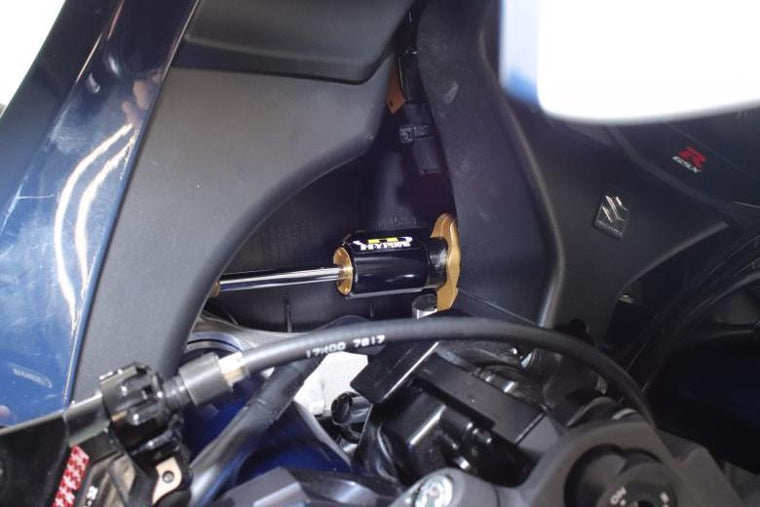 【HYPERPRO】ハイパープロ CNCステダンステーSET 75mm GLD GSXR600 750 08-16・GSX-R1000 07-17 1000R 17【カタログ品番：P100-4002】【メーカー品番：22115028】