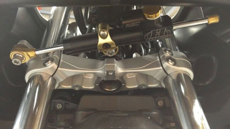 【ハイパープロ】CNCステダンステーSET 90mm TYPE-1 BLK 逆ピロボール	 BMW F750GS 18-22 22119040B