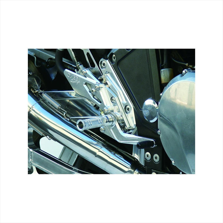 オーヴァーレーシング｜バックステップ 4POS シルバー｜51-73-02