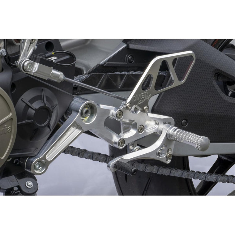 オーヴァーレーシング｜バックステップ 4ポジション シルバー｜51-916-01