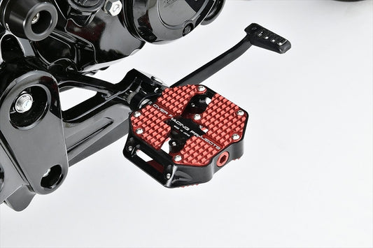 OVER RACING(オーヴァーレーシング)｜フラットペダル スモール BLK/RED｜51-012-21B