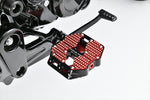 OVER RACING(オーヴァーレーシング)｜フラットペダル ラージ BLK/RED｜51-012-22B