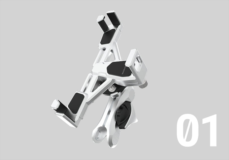 MOUNT SYSTEM｜マウントシステム セカンド スマートフォンホルダーセット AB-01/S シルバー｜00082994