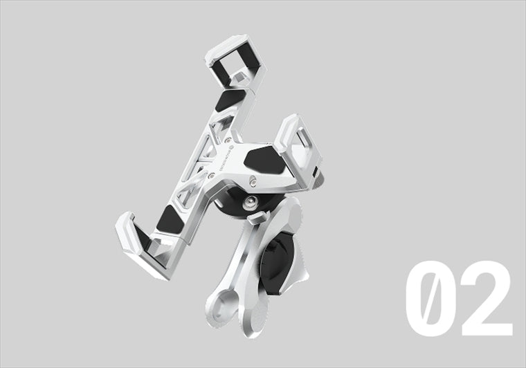 MOUNT SYSTEM｜マウントシステム セカンド スマートフォンホルダーセット AB-02/S シルバー｜00082996
