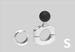 MOUNT SYSTEM｜マウントシステム セカンド パイプクランプベース サイズ：S(シルバー) (22.2mm/1inch)｜00082998