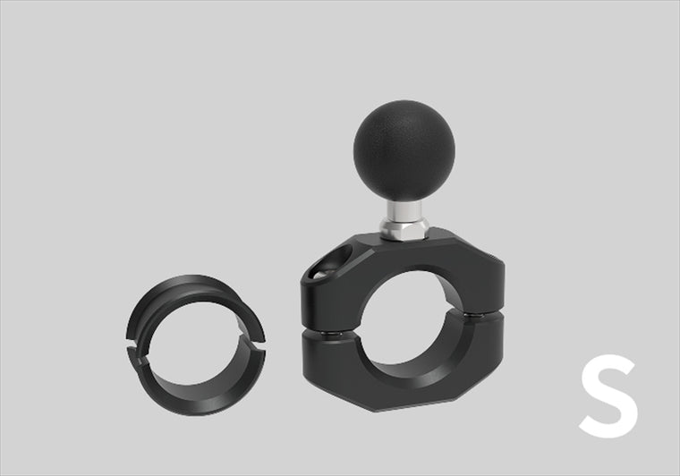 MOUNT SYSTEM｜マウントシステム セカンド パイプクランプベース サイズ：S(ブラック) (22.2mm/1inch)｜00082999