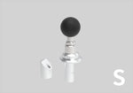 MOUNT SYSTEM｜マウントシステム セカンド ステムマウントベース サイズ：S(シルバー) (12-15mm/15.1-17.9mm)｜00083002
