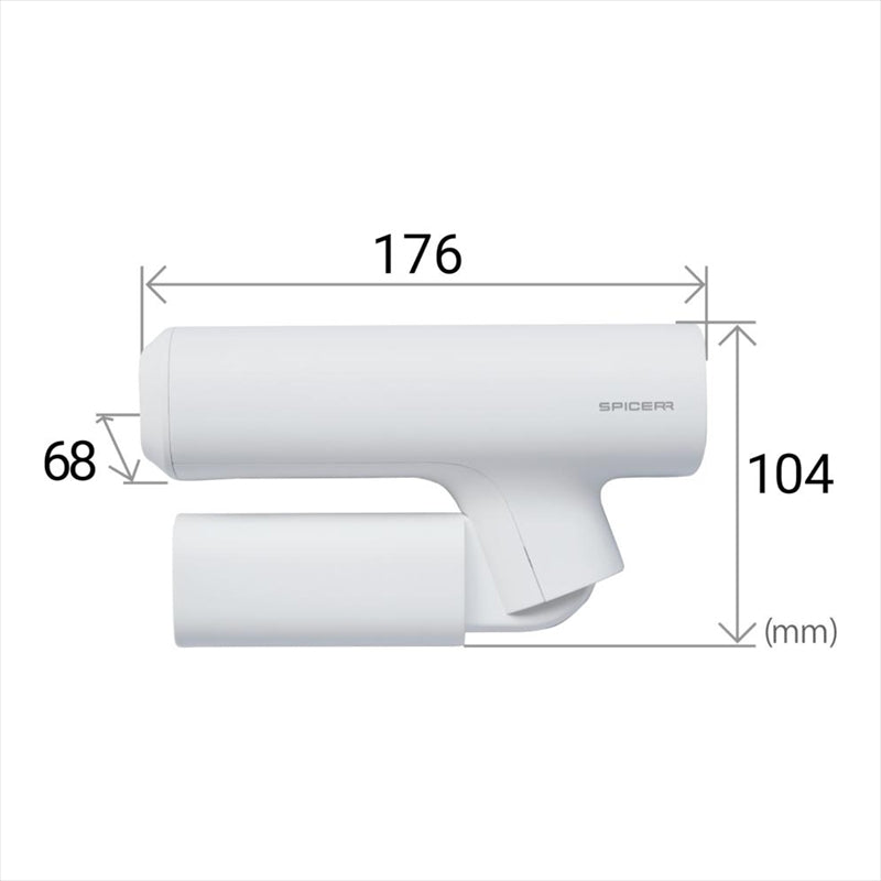 サインハウス SPICERR ポケッタブル高圧洗浄機ホワイト SWU-201 WH