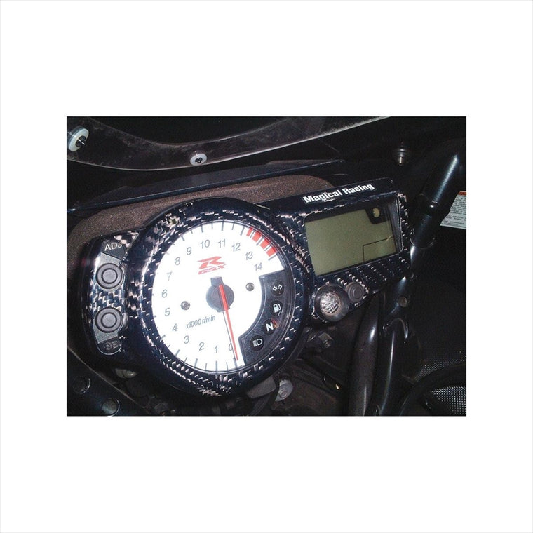 バイクパーツ 電装系<br>マジカルレーシング メーターカバー 綾織カーボン <br>001-GSR103-080A 4547424381217<br>GSXR1000 03-04<br>