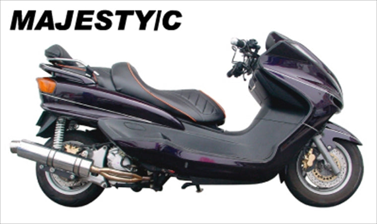 マフラー  ダブルアールズ WR`S ツインアータリーエキゾースト 1-2-1 MAJESTY250 C 0-40-TAA2201 4547424764447 取寄品