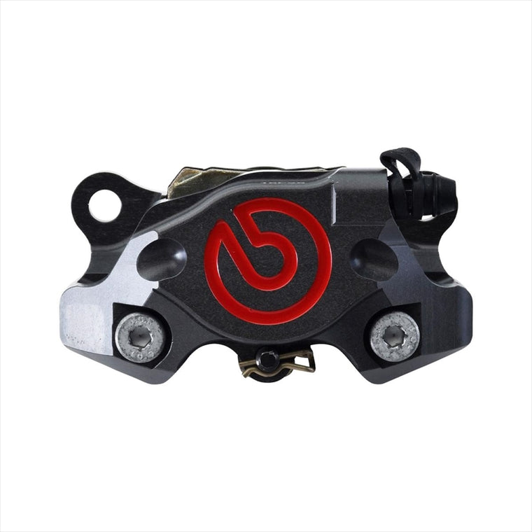 BREMBO(ブレンボ)GP2-SS CNC 2P リアキャリパー ハードアルマイト レッドロゴ120.A441.10