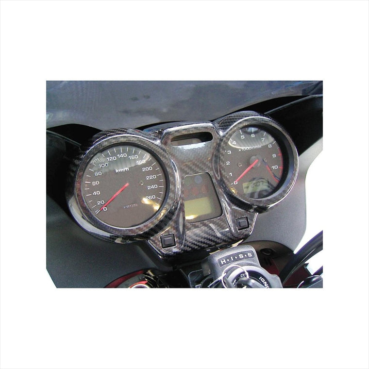 バイクパーツ 電装系<br>マジカルレーシング メーターカバー 綾織カーボン <br>001-CB1305-080A 4547567697107<br>CB1300SB 05-<br>