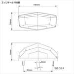 MOTOLED(モトレッド)｜エッジテールライト/スモーク｜F5872