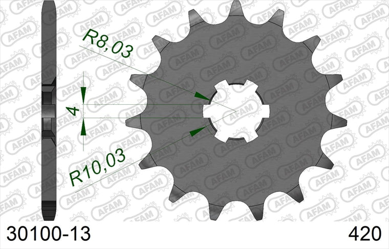 アファム｜Fスプロケット 420-13｜30100-13