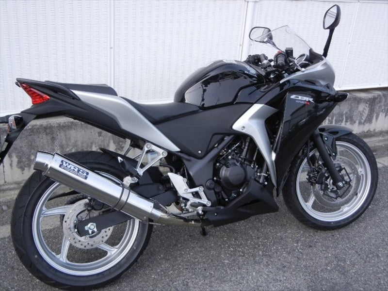 ダブルアールズ WR`S S／O ラウンドステンレスサイレンサー CBR250R