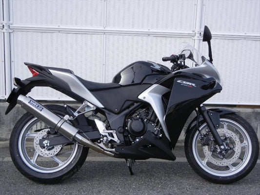 マフラー  ダブルアールズ WR`S S O ラウンドソリッドチタンサイレンサー CBR250R -13(JBK-MC41) BT1205JM 4548664615919 取寄品