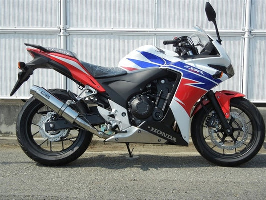マフラー  ダブルアールズ WR`S S O ラウンドステンレスサイレンサー CBR400R CB400F 400X 13-15(EBL-NC47) BF1420JM 4548664951185 取寄品
