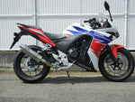 マフラー  ダブルアールズ WR`S S O ST-OVAL ソリッドタイプ CBR400R CB400F 400X 13-15(EBL-NC47) OV1420JM 4548664951222 取寄品