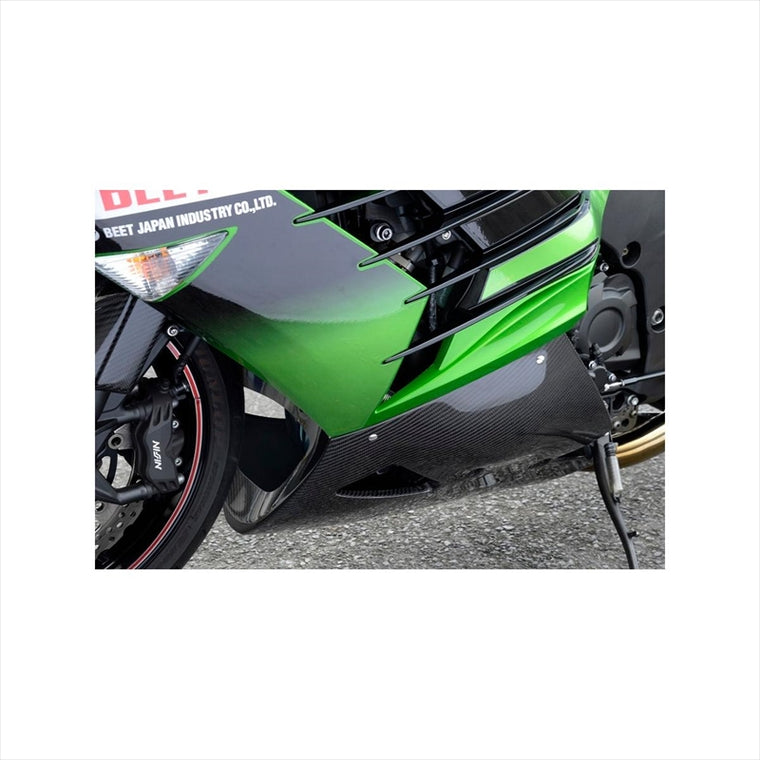 バイクパーツ 外装<br>マジカルレーシング アンダーカウル ストリート FRP/白 <br>001-ZX1412-1700 4548916180042<br>ZX-14R 12-14<br>