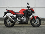 マフラー  ダブルアールズ WR`S S O ST-OVAL ソリッドタイプ CB250F CBR250R 14-(JBK-MC41) OV1210JM 4548916309825 取寄品